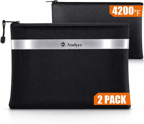 Pack fireproof money bags - fireproof,