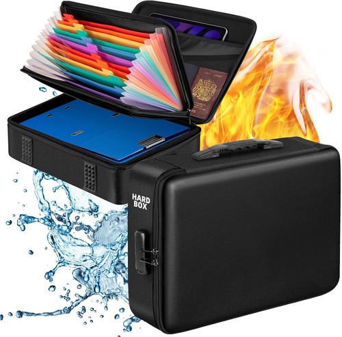 Fireproof document box - document,
