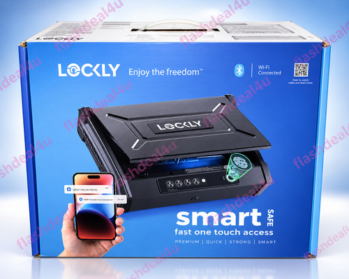 Lockly smart safe biometric - smart,