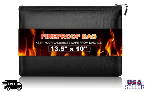 Fire proof money bag - fire,